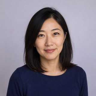 AI-generated editorial portrait representing Maya Chen, imgrove image workflow editor